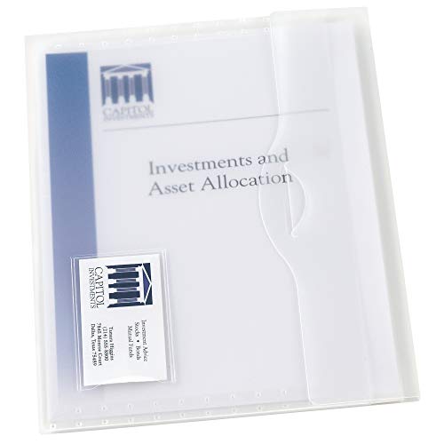 Avery Translucent Document Wallet, Clear Travel Document Organizer, Holds up to 50 Pages (72278) - size: 1 wallet (Pack of 1)