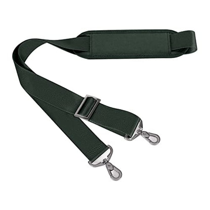 MOSISO 56 inch Shoulder Strap, Adjustable Soft Universal Non-Slip Strap - color: Emerald Green