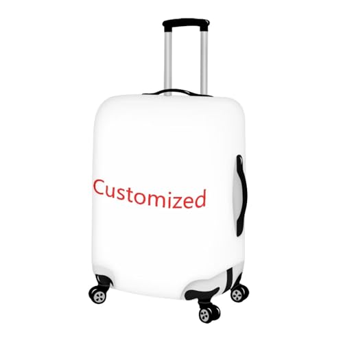 Customized Travel Luggage Covers Anti Scratch Thick Personalized Suitcase Case Fits 22-25 Inch - color: 1-Customized, size: M(for 22-25 inch luggage)