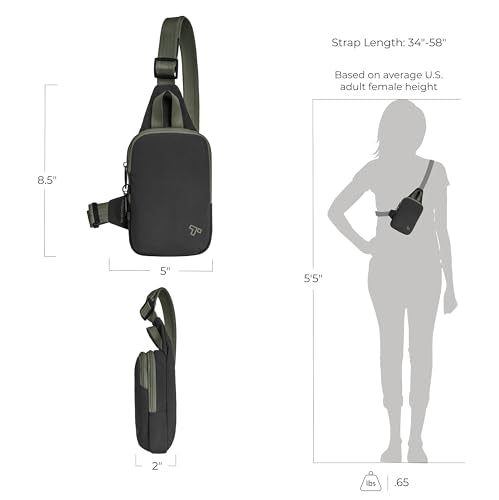 Travelon Anti-Theft The Voyages Compact Sling - color: Black