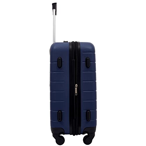 Wrangler Smart Spinner Hardside Luggage, 2 Piece Set, Navy Blue - color: Navy Blue, size: 2 Piece Set