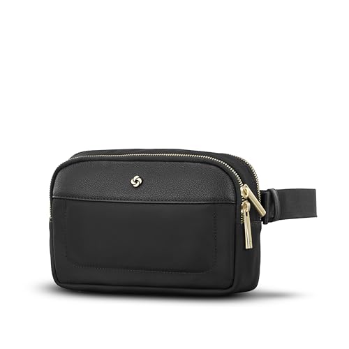 Samsonite Mobile Solution 2 Crossbody Sling Bag, Multi-Way Waist & Fanny Pack with RFID-Protected Front Pocket, Adjustable Strap, Interior Slip Pockets, Travel & Everyday Hands-Free Bag - color: Black