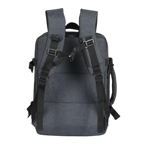 DUKAP X-Era Expandable Backpack - Heavy Duty Material, Premium Washed Fabric, Padded Laptop Compartment, Easy Access Pockets, Carry-On Sleeve, High Performance Backpack for Travel - Black - color: Black