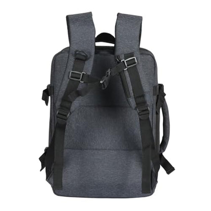 DUKAP X-Era Expandable Backpack - Heavy Duty Material, Premium Washed Fabric, Padded Laptop Compartment, Easy Access Pockets, Carry-On Sleeve, High Performance Backpack for Travel - Black - color: Black