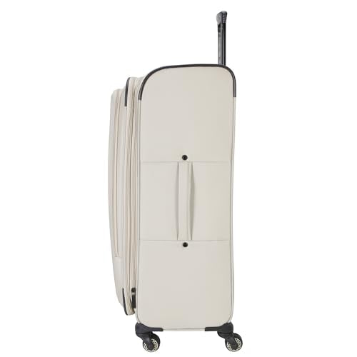Sharper Image Odyssey 29" Expandable 8-Wheel Spinner Large Checked Luggage Suitcase, Abbey Stone - color: Abbey Stone, size: Large Checked