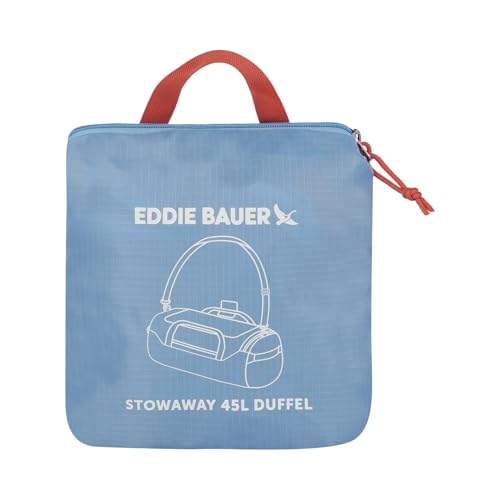 Eddie Bauer Stowaway Packable Duffel Bag, 45L, Coast - color: Coast