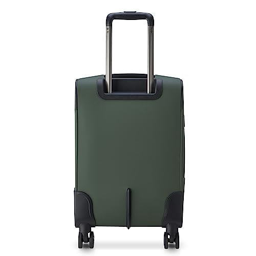 DELSEY PARIS Sky Lite Lightweight Luggage Sets – International Carry-On and Medium Check-In Included, Water-Resistant Polyester, Spinner Wheels, Spacious Interior, Green – Softside (19”/24”) - size: 2 Piece Set (19/24)
