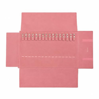 UnionPlus Travel Necklaces Roll Organizer Anti-Tangle Blush Pink - color: Blush Pink, size: Medium
