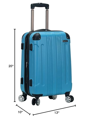 Rockland London Hardside Spinner Wheel Luggage, Carry-On 20", Turquoise - color: Turquoise, size: Carry-on 20"
