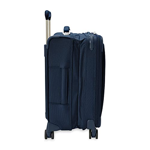 Briggs & Riley Baseline Global 21 Inch Softside Carry-On Spinner, Navy - color: Navy, size: 21" Carry-On