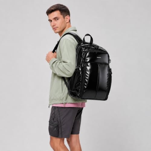 TOPEAST Basketball Backpack Sports Bag with Shoe Compartment & Ball Holder - color: Black