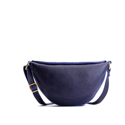 Portland Leather Goods Koala Sling Bag - Adjustable Full-Grain Leather - color: Cobalt, size: Medium