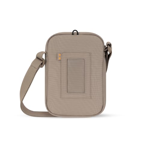 Sherpani Rogue, RFID Mini Crossbody Bag for Women | Small Shoulder Bag, Cell Phone Purse, Passport Holder, Locking Zipper, Water Resistant, Plastic Hardware, Travel Gift for Her - color: Dune