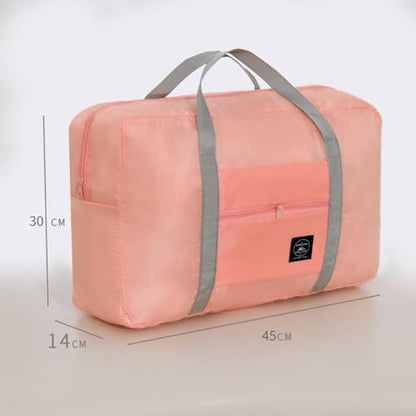 Foldable and Portable Travel Duffel Bag, Lightweight Luggage with Multiple - color: Burgundy