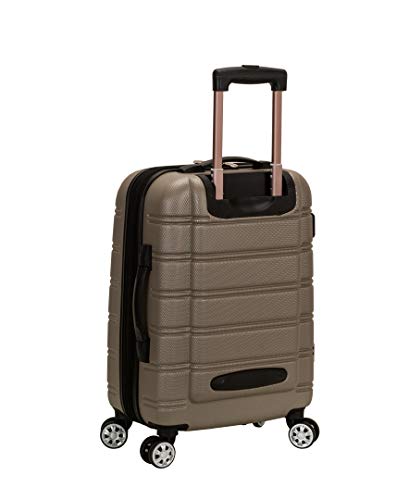 Rockland Melbourne Hardside Expandable Spinner Wheel Luggage, Carry-On 20", Silver - color: Silver, size: Carry-On 20"