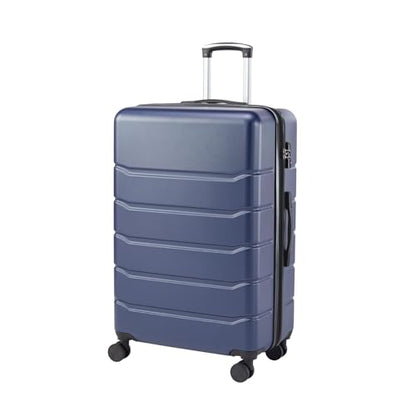 NEWBULIG 20 Inch Carry On Luggage, Suitcase with Spinner Wheels - color: Blue, size: 20 Inch