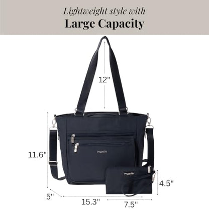 Baggallini Modern Shopper Tote - color: French Navy