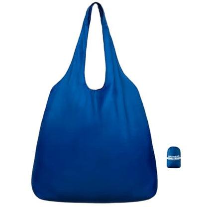 Nanobag XL 25L Tote Foldable Packable Reusable Grocery Shopping Bag - color: Navy