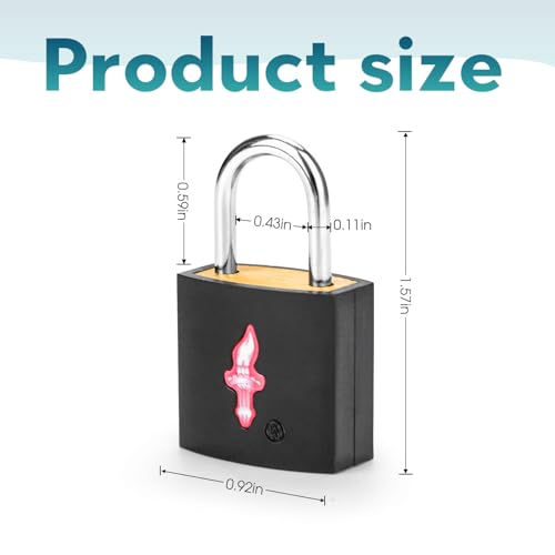 Safe Skies Keyed Alike TSA Lock 4-Pack, Black+Purple - color: black+juice