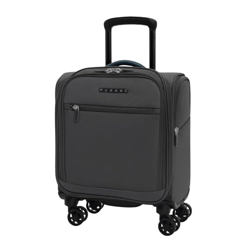 Verage Underseat Carry On Luggage with Wheels,14-Inch,Gray - color: Grey, size: 14-Inch Compact Underseat
