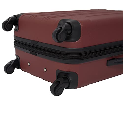 Travelers Club Chicago Hardside Expandable Spinner Luggage, Apple Butter, 3 Piece Set - color: Apple Butter, size: 3-Piece Set