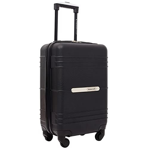 Travelers Club 22" Richmond Spinner Carry-On Luggage, Black - color: Black