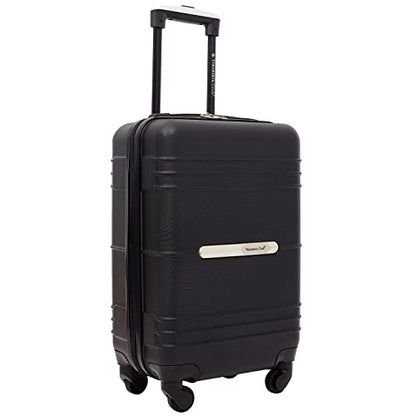 Travelers Club 22" Richmond Spinner Carry-On Luggage, Black - color: Black