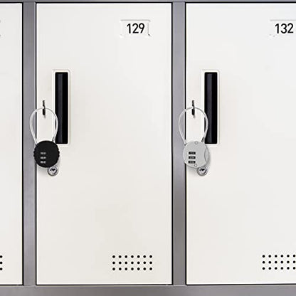 4 Pack 3-Digit Combination Lock Waterproof Padlock Outdoor Mini Wire Rope Combination Lock for Backpacks, Trolley Cases, Gym Lockers, Fence - color: Color2