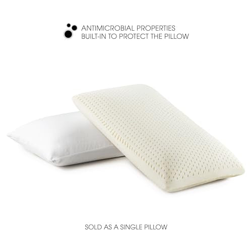 I AM Natural Breathable Talalay Latex Pillow, Queen - size: Queen