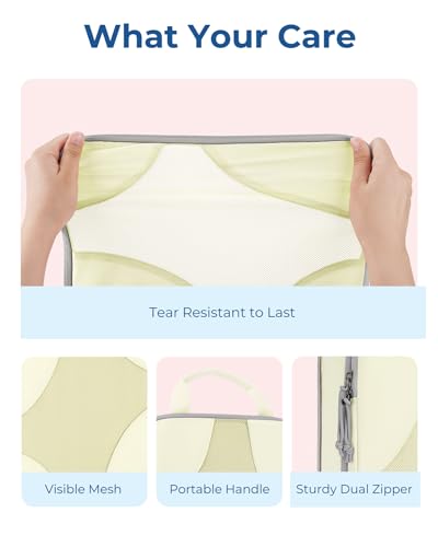 Bagsmart Compression Packing Cubes, Travel Bag Cruise Ship Essentials - color: Beige, size: 6 Set