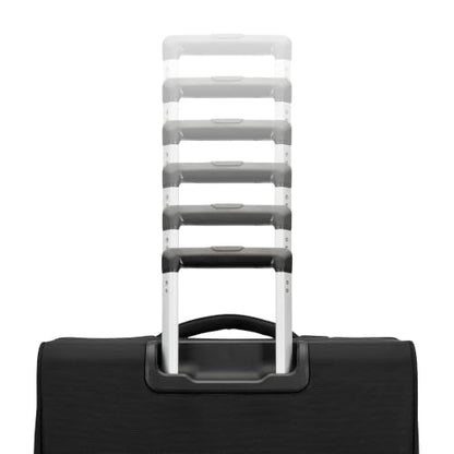 Samsonite Soft-Sided Medium Checked 25-Inch Expandable PortLift Suitcase: Durable, 360° Spinner Wheels, Adjustable Handle, TSA Lock, 2 Front & Side Pocket- Black - color: Black, size: 25-Inch Checked-Medium