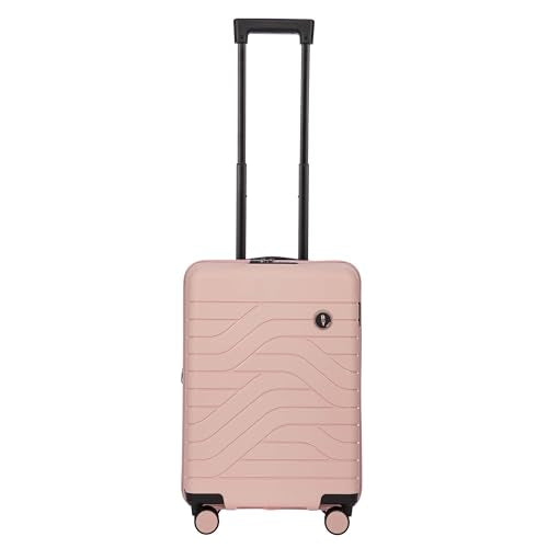 Bric's B|Y Ulisse Set of 2 Luggages with Spinner Wheels – Carry-On Airline Approved and Checked Expandable Lightweighted Hard Shell Suitcases, TSA Combination Lock - 21 Inch & 30 Inch, Pearl Pink - color: Pearl Pink, size: 2-Pieces (Carry-on & Checked-lar