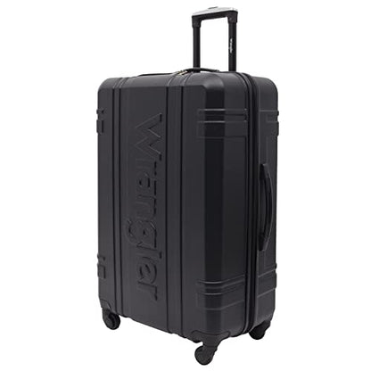 Wrangler Venture Luggage and Travel Set, Black, 7-Piece Set - color: Black