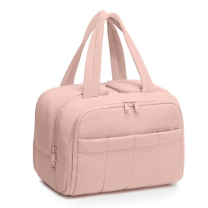 Urbanstand Travel Toiletry Bag, Large Wide-open Makeup Bag for Women, Pink - color: Pink