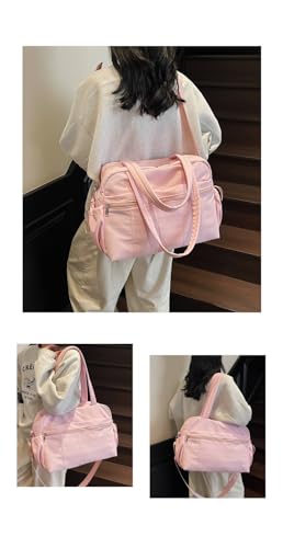 Gym Bag Sport Duffel Overnight Weekender Travel Bag with wet pocket and shoe pocket M04 Pink - color: M4-Pink