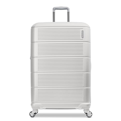 American Tourister Stratum 2.0 Expandable Hardside Luggage with Spinner Wheels - color: White, size: 3-Piece Set (Carry on/Medium/Large)