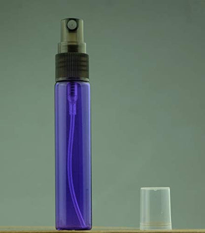 20 Pack 10ml Glass Perfume Spray Bottle, 10ML Purple Spray bottles - color: Purple