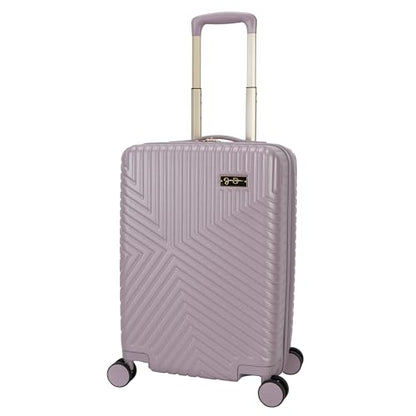 Jessica Simpson Abilene 20" Expandable 8-Wheel Spinner Carry On Luggage Suitcase, Elderberry - color: Elderberry, size: Carry-On