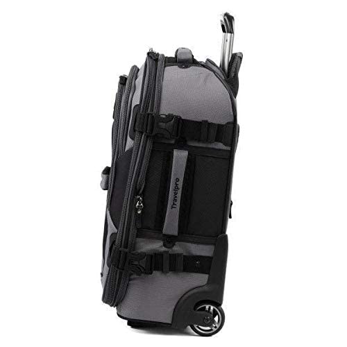 Travelpro Bold Softside Carry-On Rollaboard, Grey/Black, 2-Piece Set - color: Grey/Black, size: 2-Piece Set (22/28)