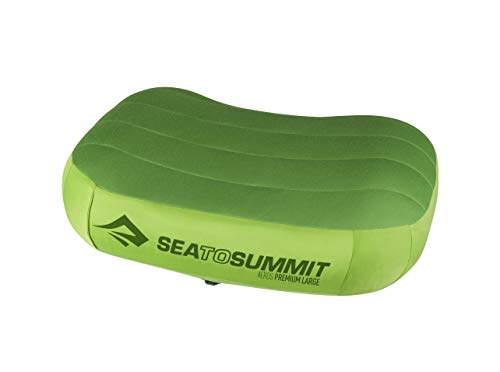 Sea to Summit Aeros Premium Inflatable Pillow, Large, Lime - color: Lime, size: Large