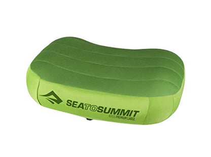 Sea to Summit Aeros Premium Inflatable Pillow, Large, Lime - color: Lime, size: Large