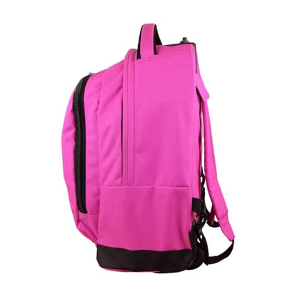 Denco Nebraska Cornhuskers Expedition Wheeled Laptop Backpack with Telescoping Handle for Travel, Work & Everyday Adventures