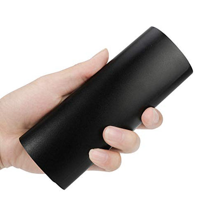 Hifot Aluminium Glasses Case, Slim Reading Glasses Case, Portable Travel Metal Eyeglass Spectacles Protection Hard Shell - color: Black