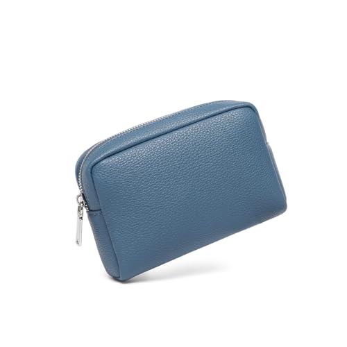 Makeup Bag for Purse Travel Cosmetic Bag (PU Brussels Sprouts) - color: Brussels Sprouts