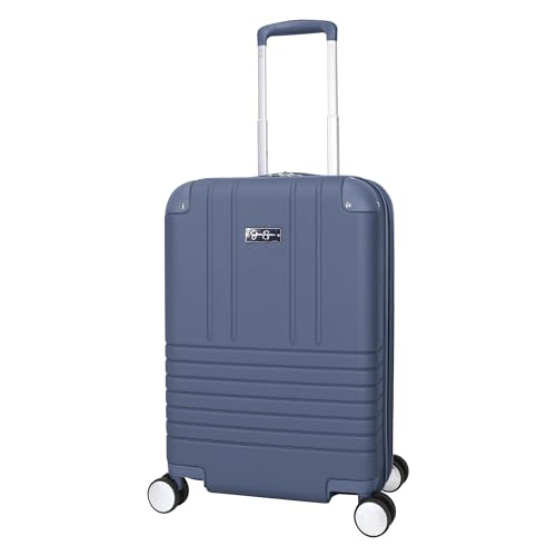 Jessica Simpson Countryside 21" Expandable 8-Wheel Spinner Carry On Luggage Suitcase, Oceanview - color: Oceanview, size: Carry-On
