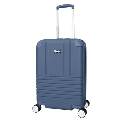 Jessica Simpson Countryside 21" Expandable 8-Wheel Spinner Carry On Luggage Suitcase, Oceanview - color: Oceanview, size: Carry-On
