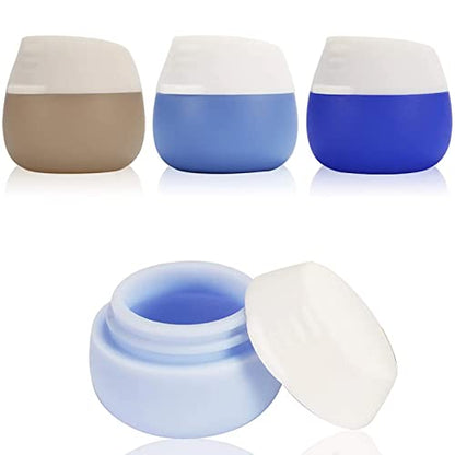 Gemice Travel Size Containers for Toiletries,1oz,4 Pack,Blue - color: Blue