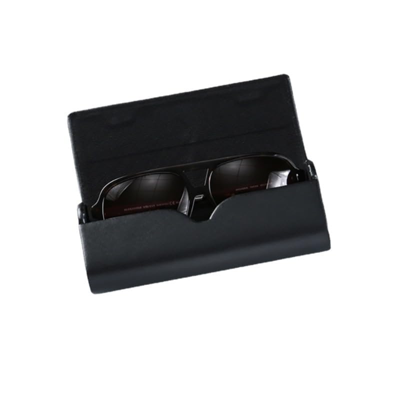 HSYMQ 3PCS Glasses Case, Eyeglasses Case Hard Shell, Reading Hard Glasses Cases for Women Men - color: Black Brown Maroon