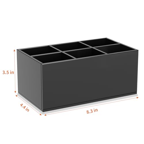 HIIMIEI Black Makeup Brush Holder Organizer - color: Black