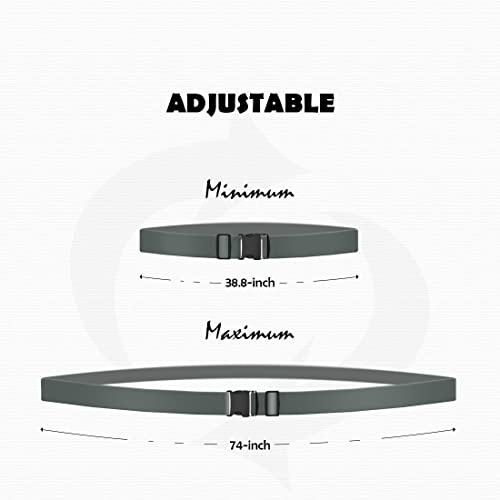 2pcs 74″×2″Luggage Straps for Suitcases,Adjustable Suitcase Straps and Heavy Duty Strap Buckle Packing Straps Travel Accessories,Gray - color: Gray 2PCS